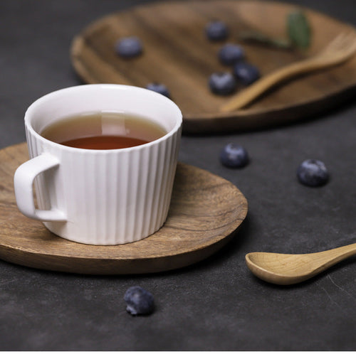 Walnut Snack Plate Plate Sushi Plate Irregular Tea Plate Fruit Plate