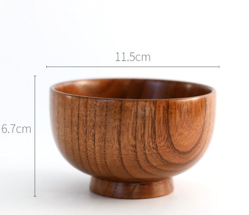 Load image into Gallery viewer, Wooden round wooden bowl

