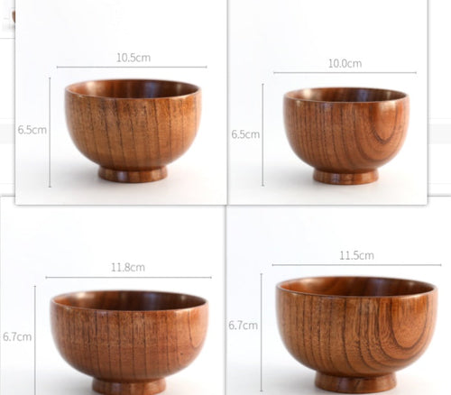 Load image into Gallery viewer, Wooden round wooden bowl
