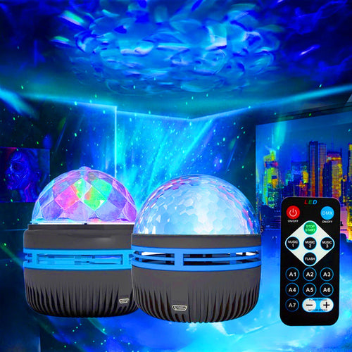Load image into Gallery viewer, LED Star Galaxy Projector Lamp Spotlight Colorful Rotating Magic Ball
