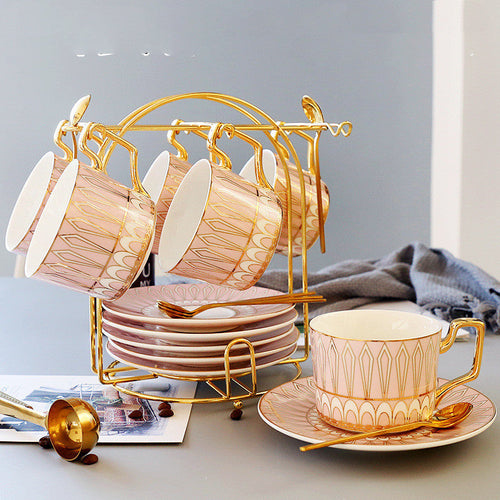 Load image into Gallery viewer, European Ceramic Cup Coffee Cup Set Afternoon Tea Tea Set Creative Cup
