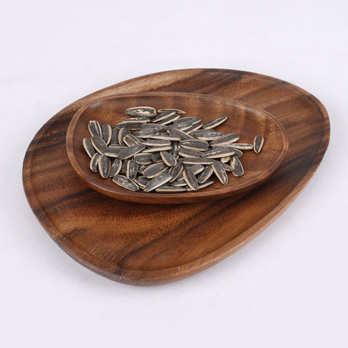 Walnut Snack Plate Plate Sushi Plate Irregular Tea Plate Fruit Plate